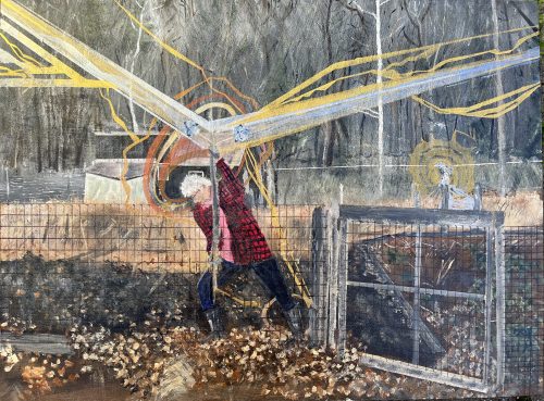 Mom in Her Garden at the End of Winter 2025