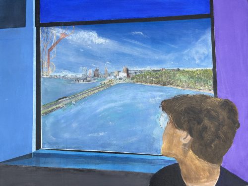 Reuben Considering Providence Across the Bay 2025