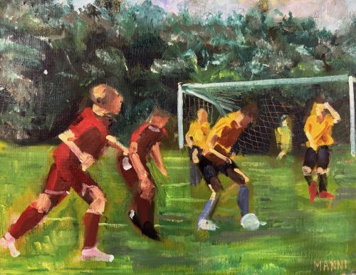 Boys Playing Soccer #1