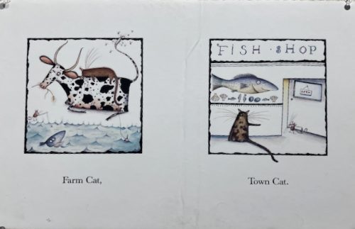 Galley Proof: First Inside Spread Red Cat White Cat 