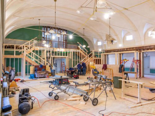 Construction continues